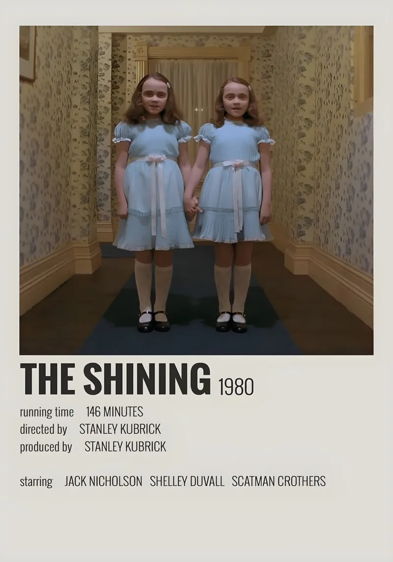 THE SHINING 1980 pellicola backlit da MVFminimalist