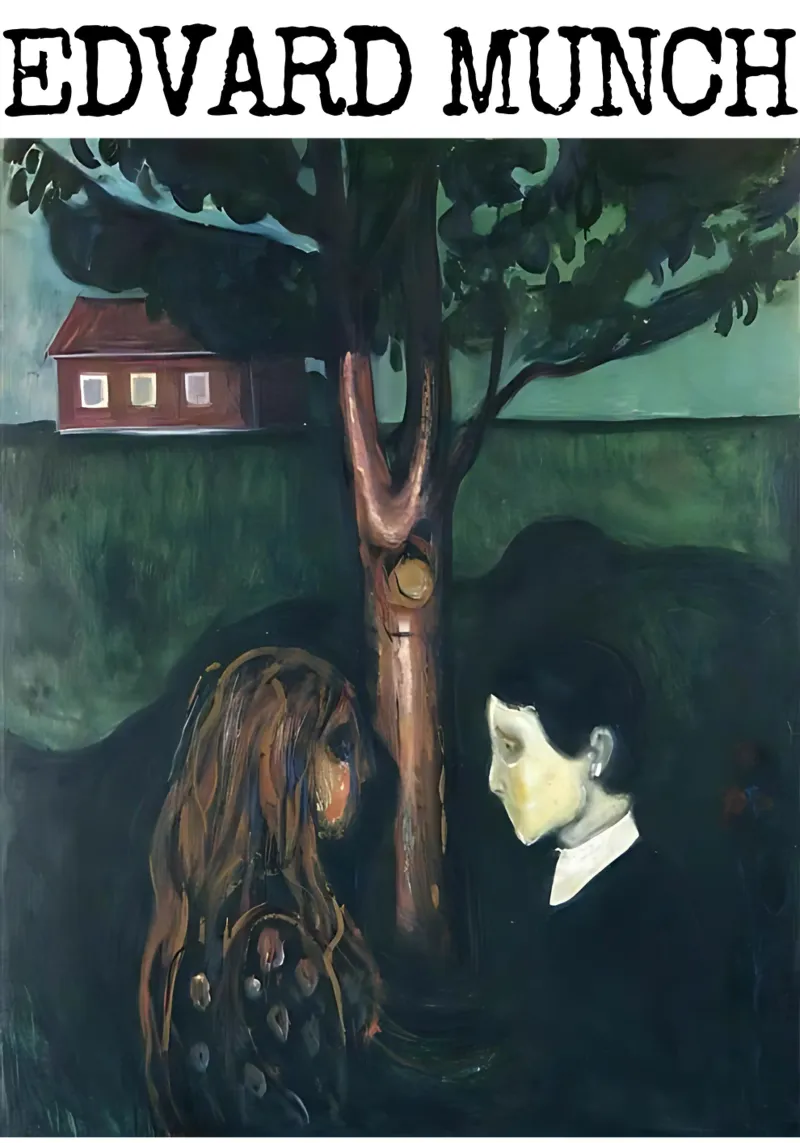 Occhio nell'occhio di Edvard Munch pellicola backlit da kaitlinparkershop