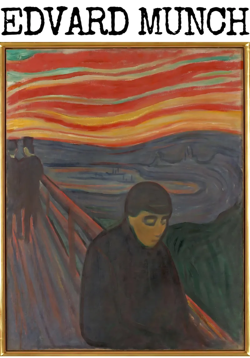Disperazione di Edvard Munch pellicola backlit da kaitlinparkershop