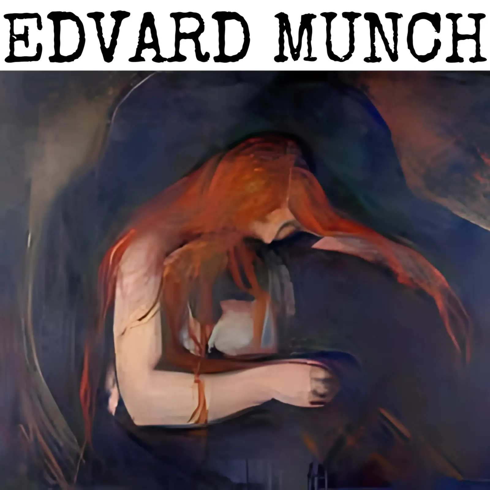 Vampire (The Vampire) by Edvard Munch canvas by kaitlinparkershop
