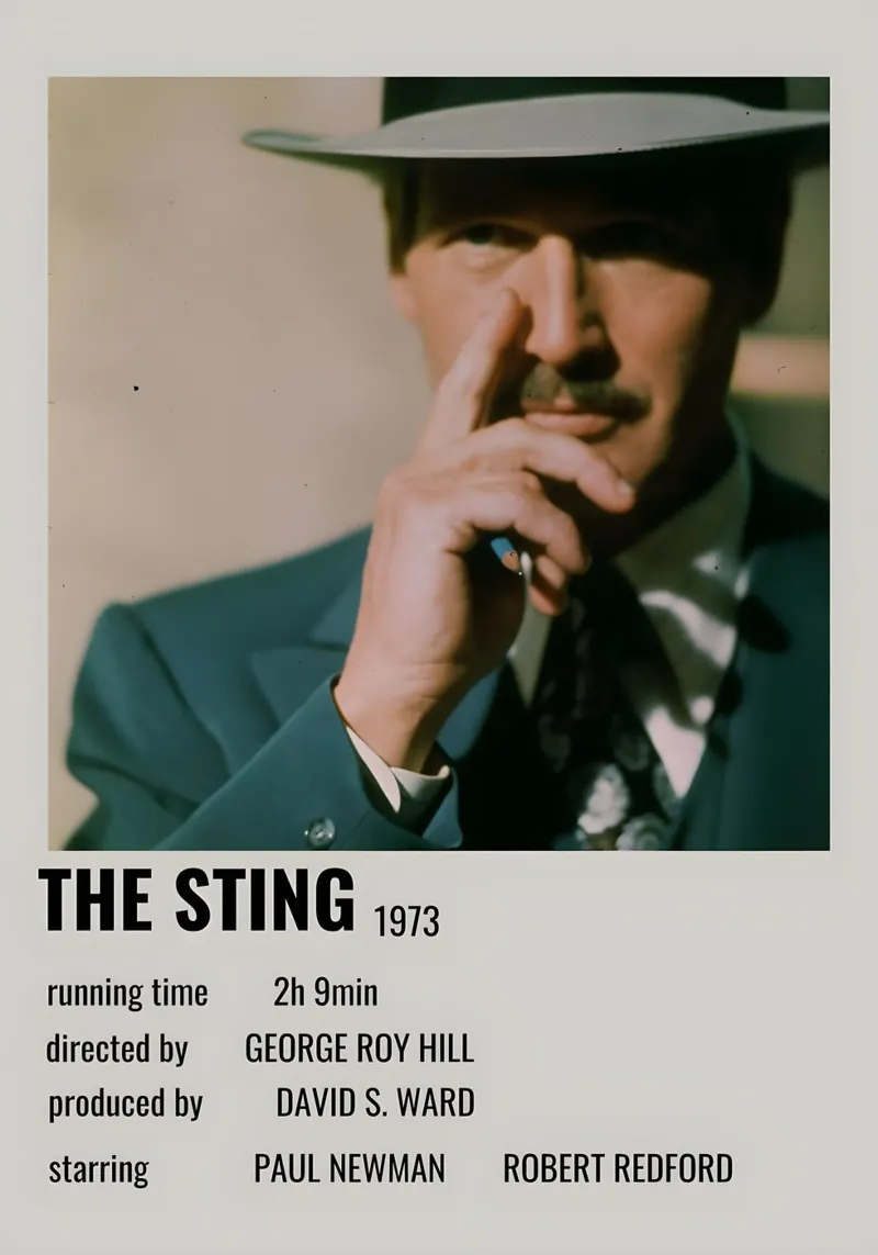 THE STING 1973 pellicola backlit da MVFminimalist