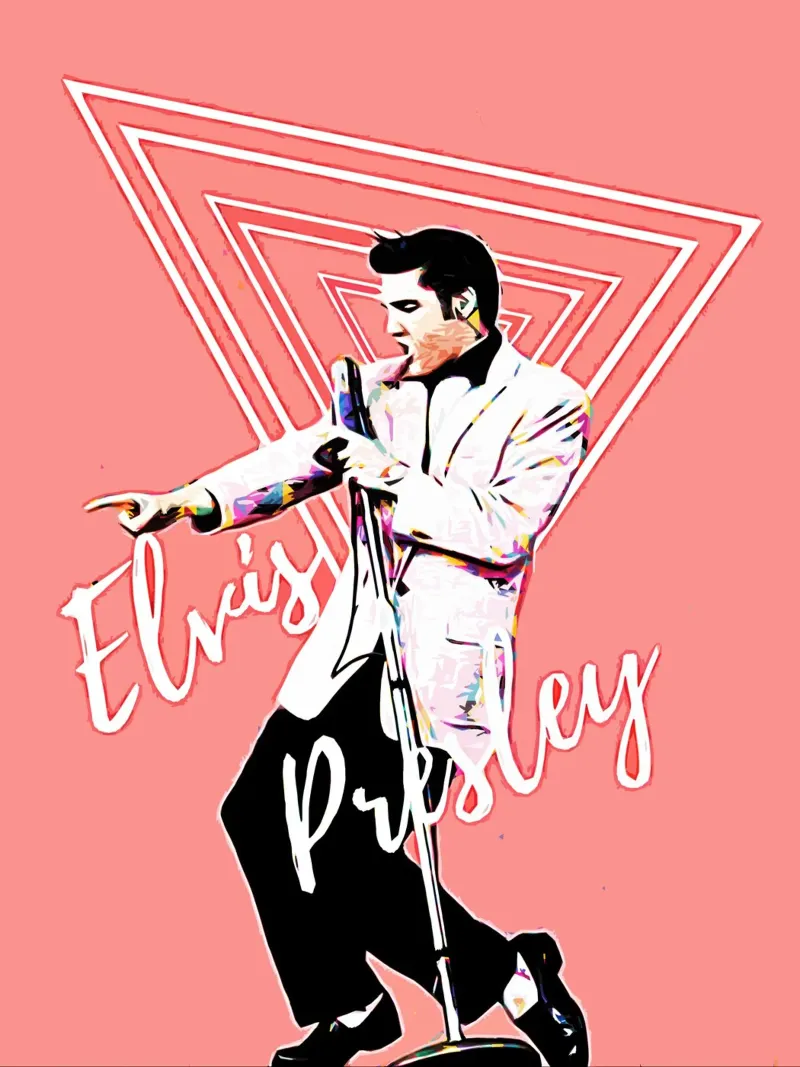 Elvis Presley danskunst hahnemühle van music soul