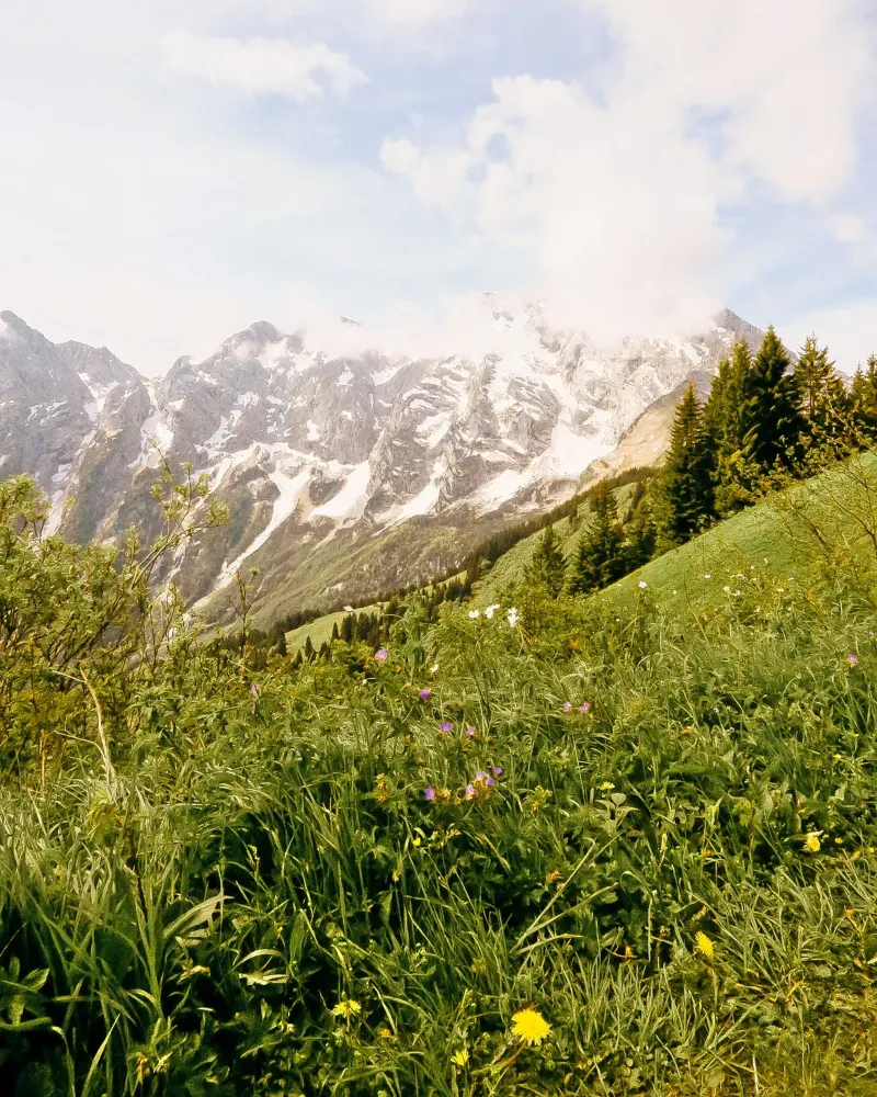 Summer mountain poster con telaio in plastica da Kudamm & Alpen