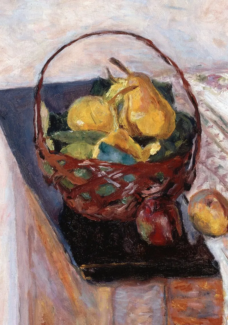 Cesto di frutta impressionista - Fascino rustico pellicola backlit da ClubArt