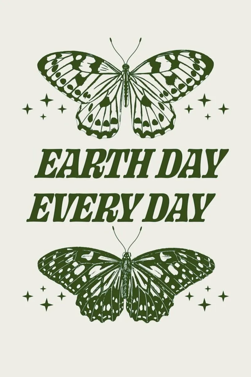 Earth Day Every Day pellicola backlit da cafelab