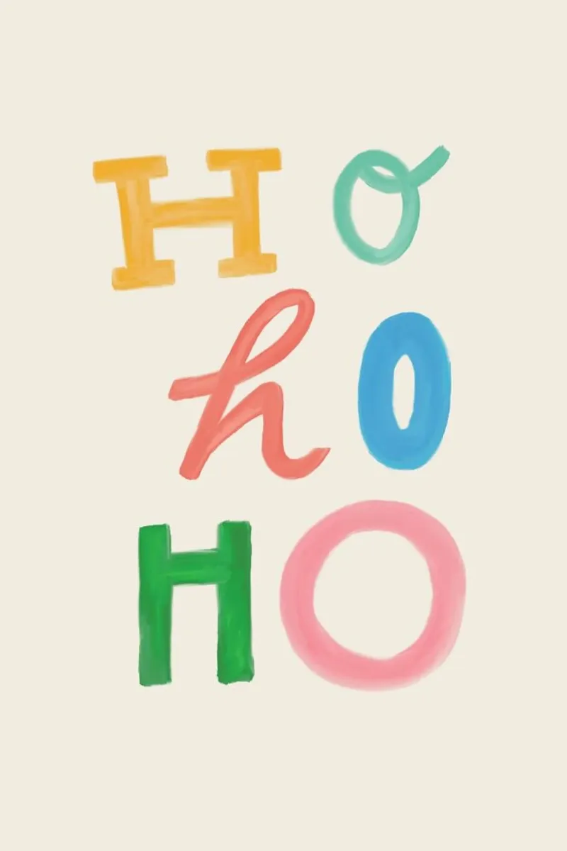 Hohoho Lettering carta hahnemühle da KRUTH DESIGN