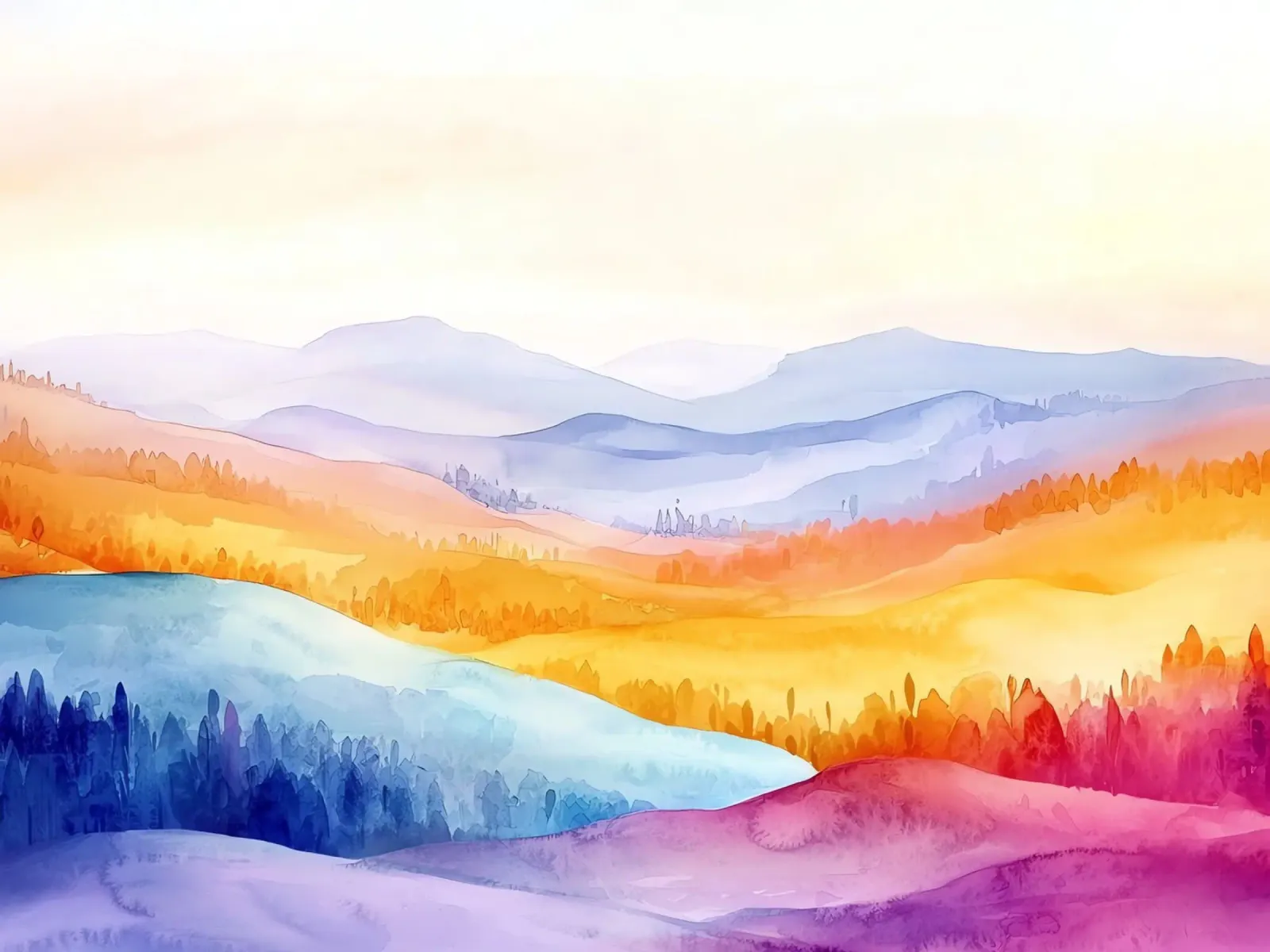 Sacred Hills : The Breath of the Earth canvas by Théïa's Fantasia World