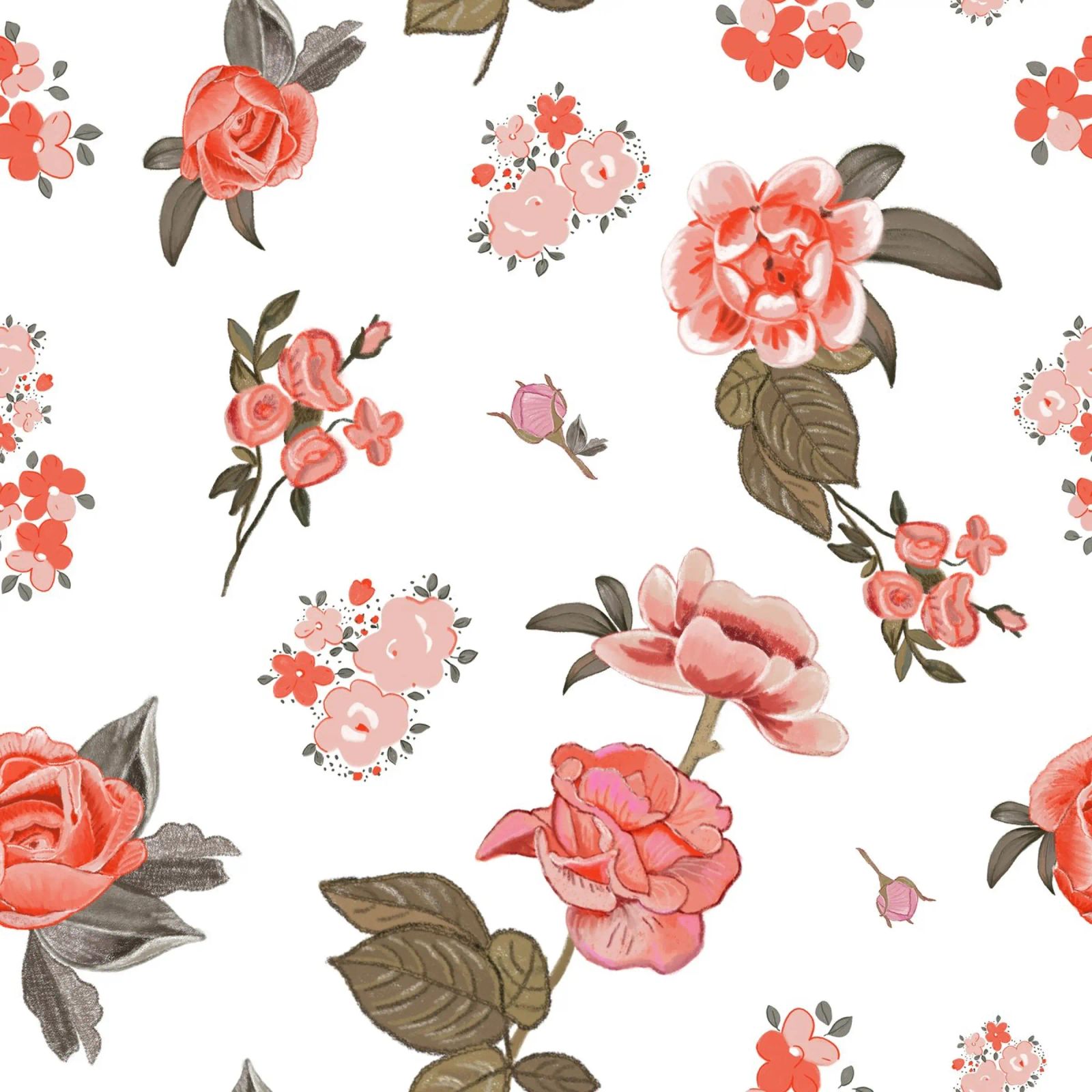 Oranges pattern background canvas by gulsengunel