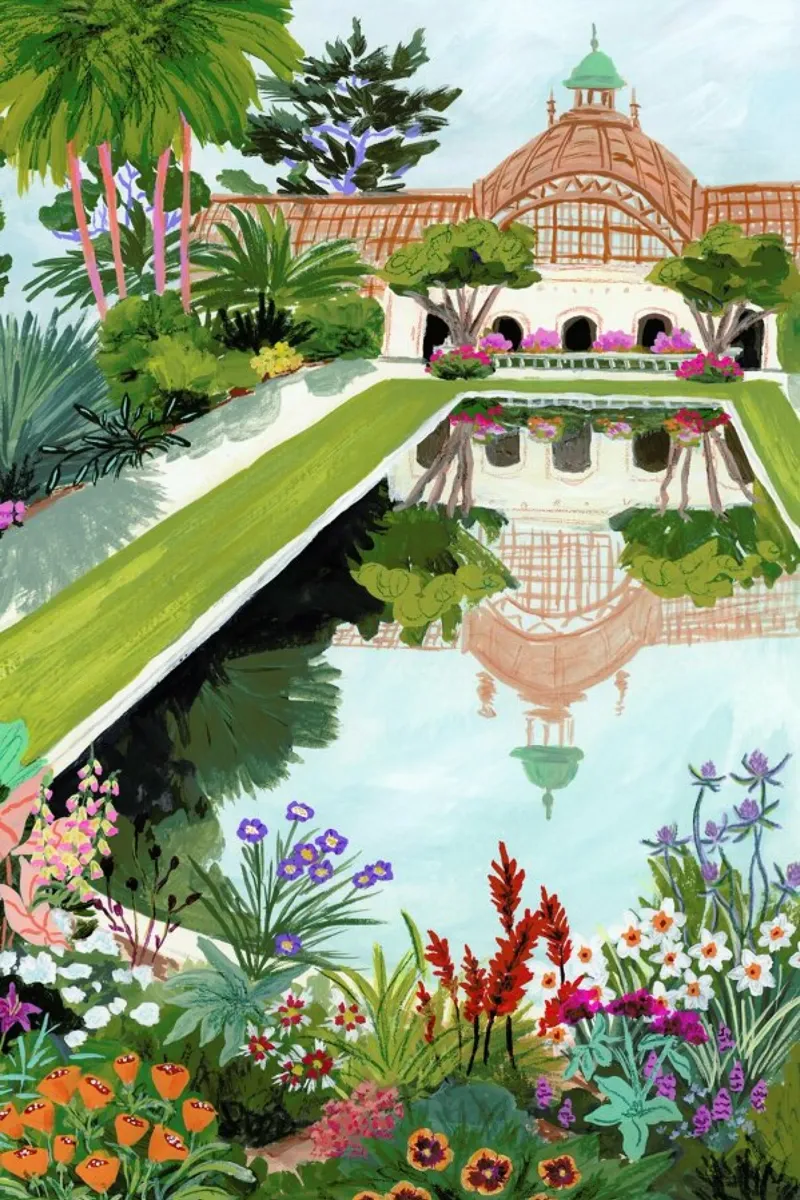 Balboa Park hahnemühle by Sarah Gesek