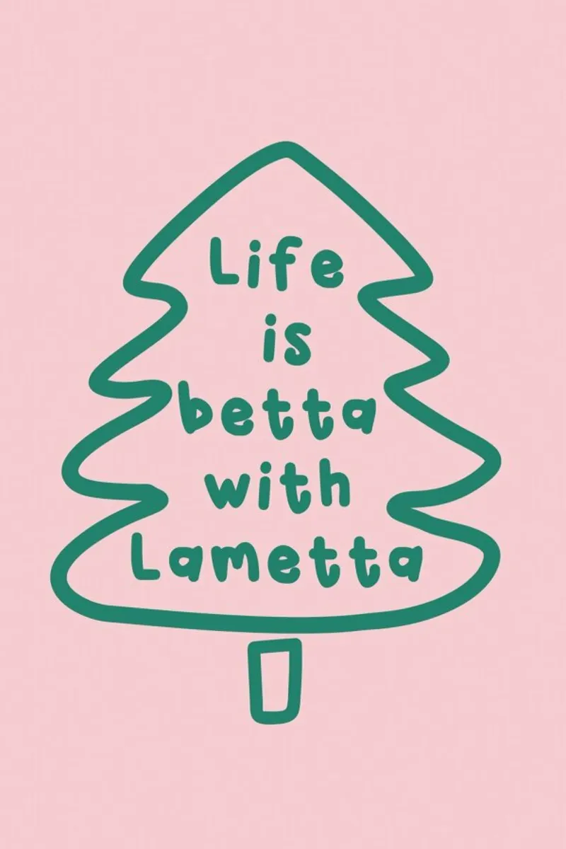 Lametta poster con telaio in alluminio da XOXO Arte