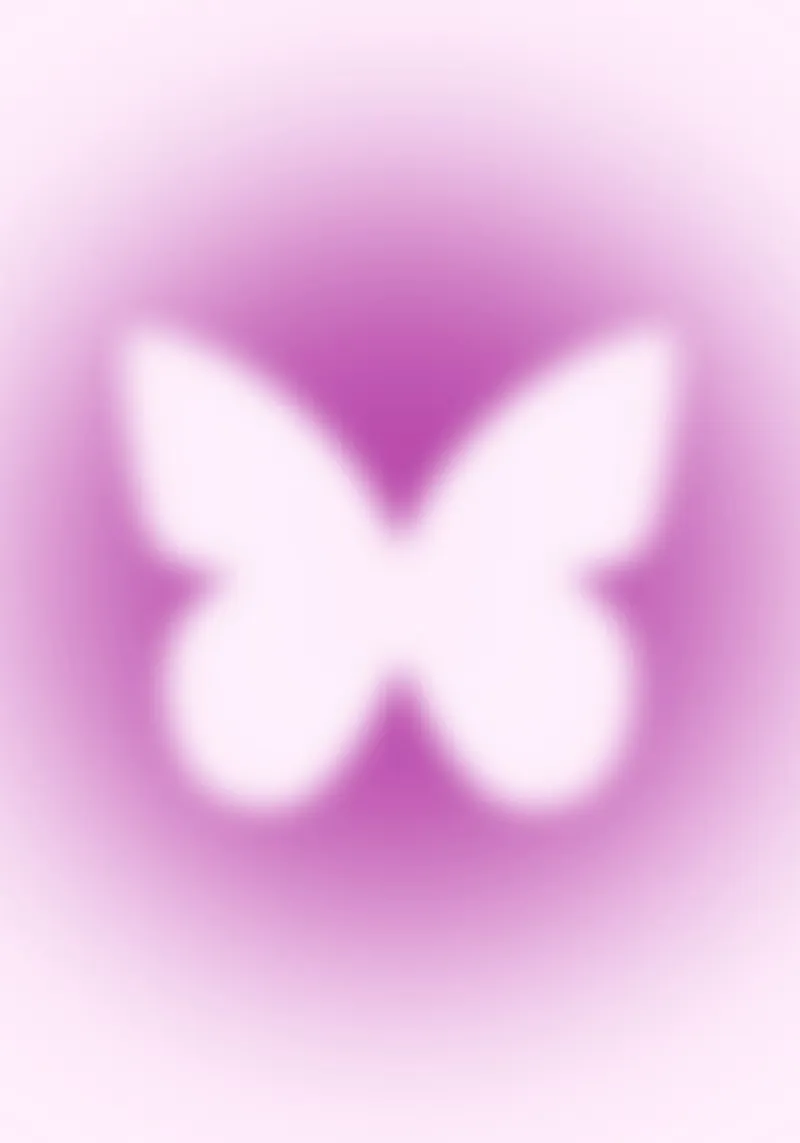 Papillon rose Aura Gradient Abstract Poster Art hahnemühle de homdeco