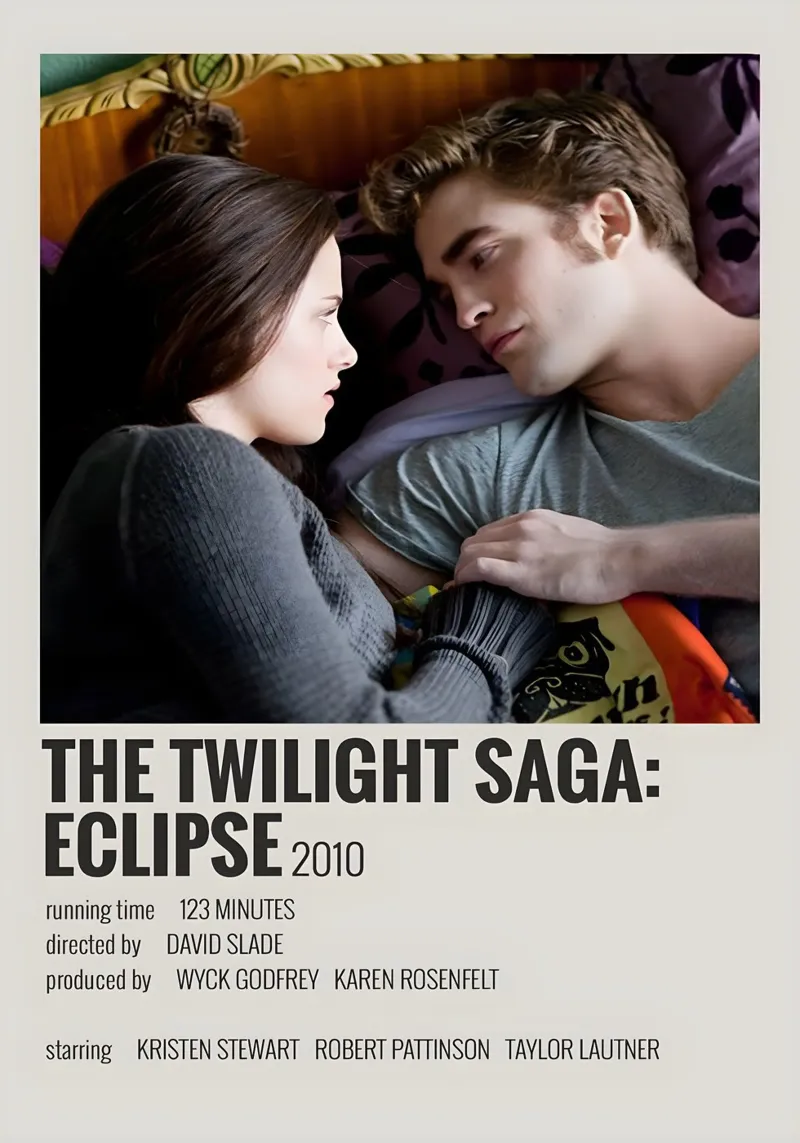 THE TWILIGHT SAGA ECLIPSE 2010 pellicola backlit da MVFminimalist