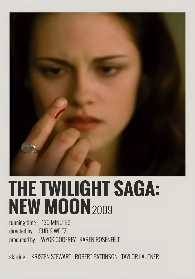THE TWILIGHT SAGA NEW MOON 2009 pellicola backlit da MVFminimalist