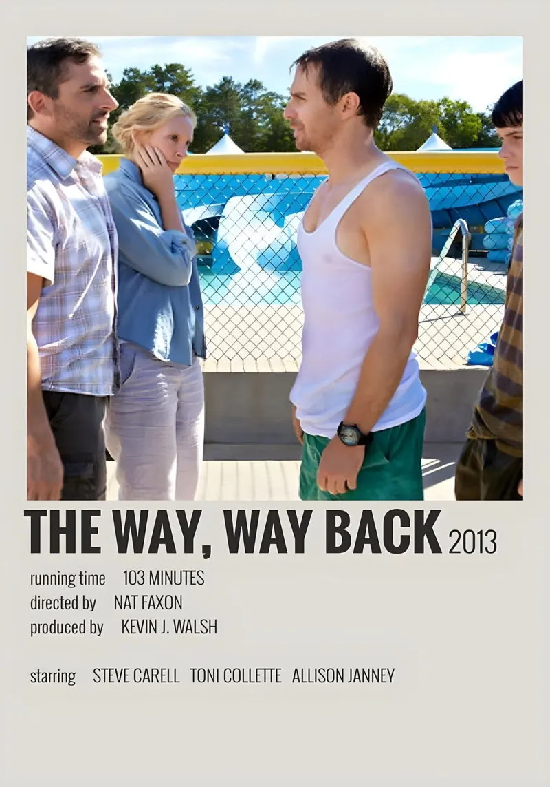 THE WAY, WAY BACK 2013 metacrilato de MVFminimalist