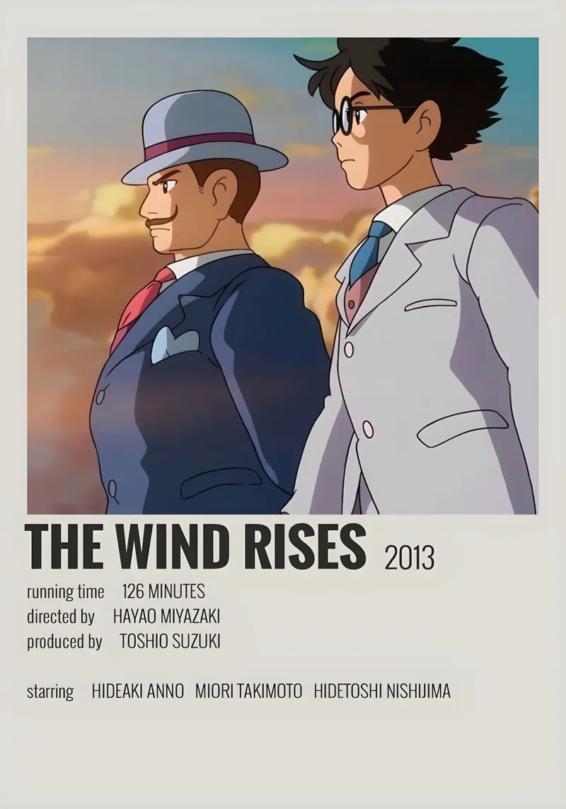 THE WIND RISES 2013 pellicola backlit da MVFminimalist