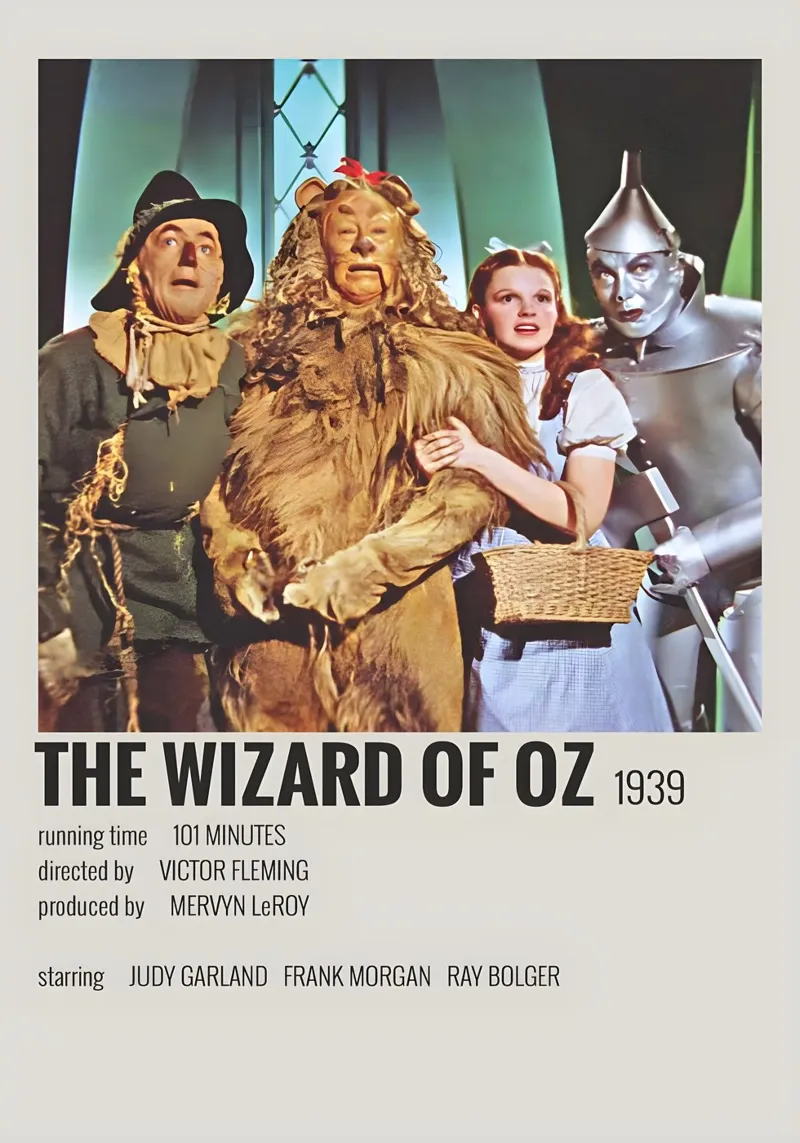 THE WIZARD OF OZ 1939 pellicola backlit da MVFminimalist