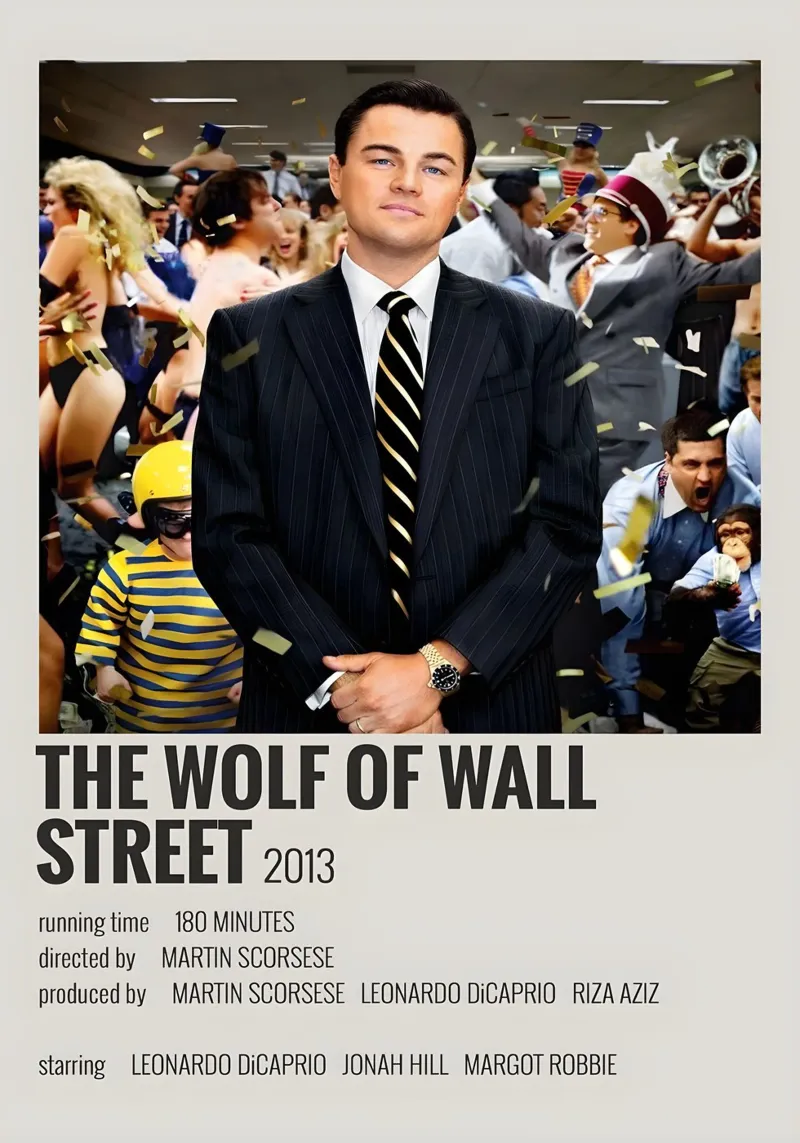 THE WOLF OF WALL STREET 2013 Hahnemühle von MVFminimalist