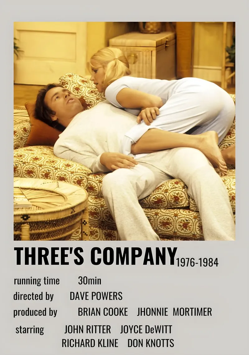 THREE'S COMPANY1976-1984 pellicola backlit da MVFminimalist