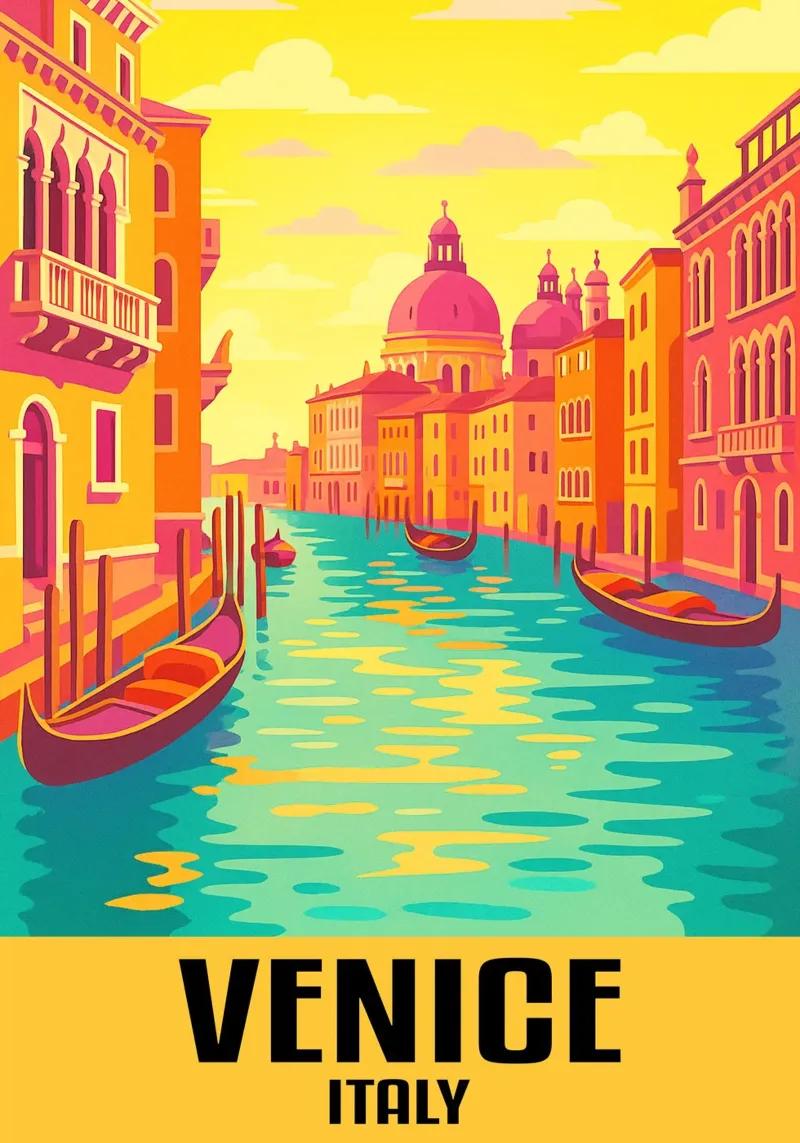 Venezia Italia Città Arte Immaginazione pellicola backlit da oneheart
