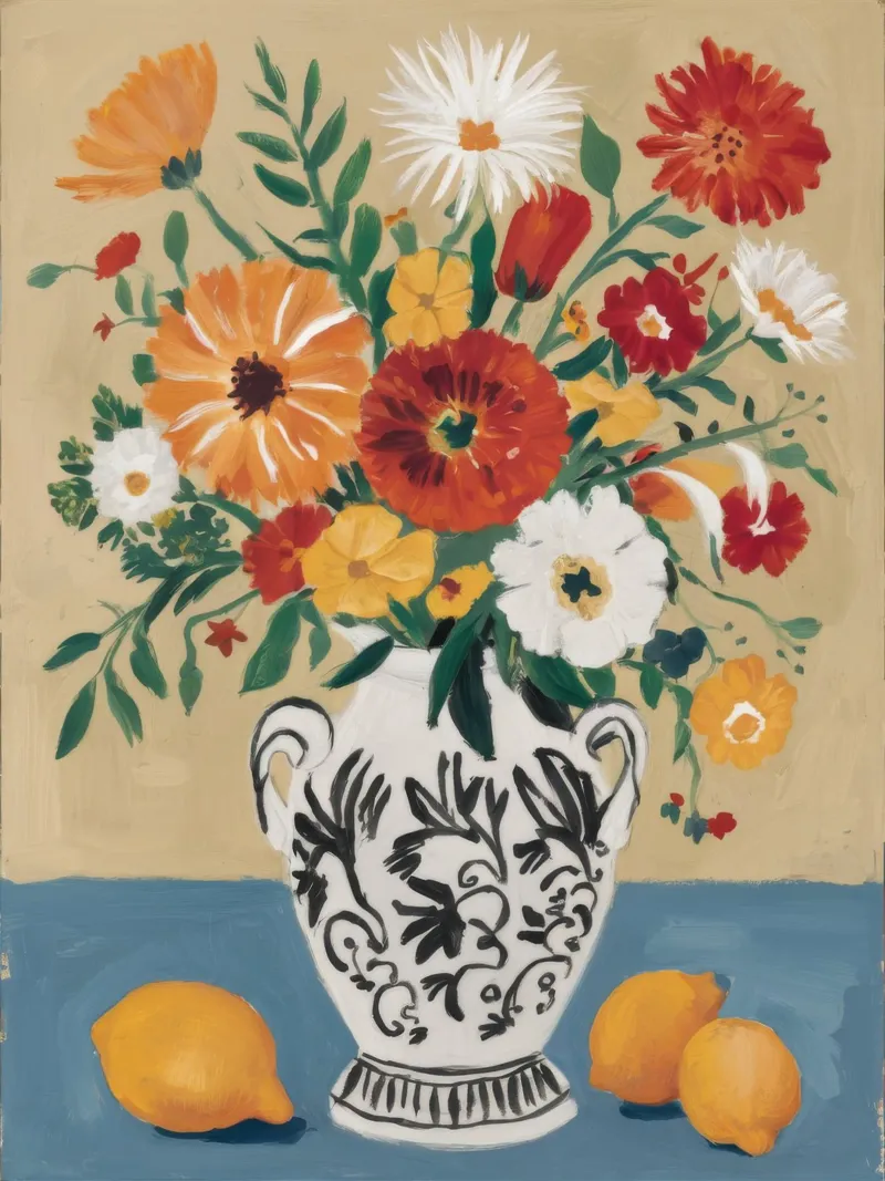 Vaso Chinoiserie Abbondanza carta hahnemühle da Stone Decade