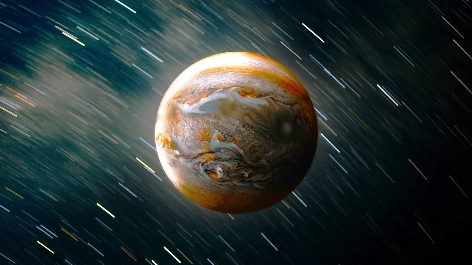 planet moving canvas by home of clouds