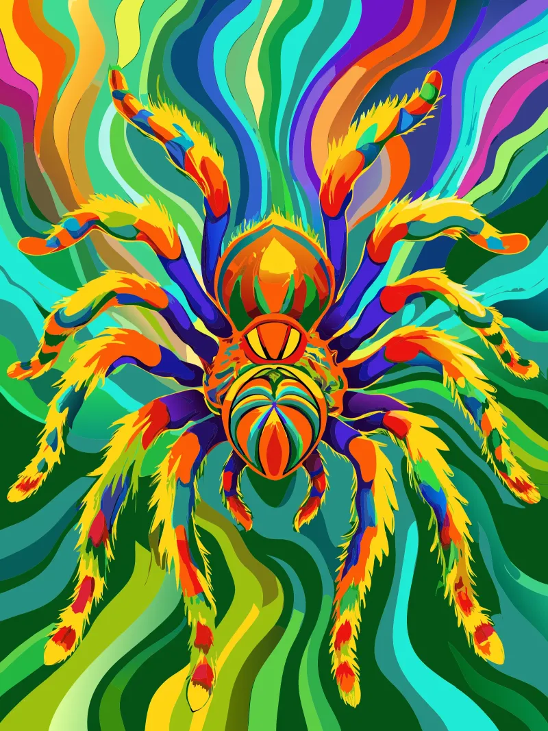tarantula vector fullcolor metacrilato de onelife