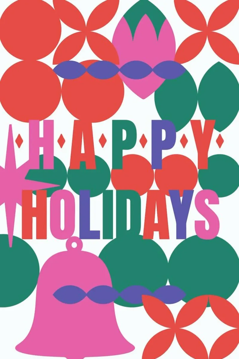 Happy Holidays pellicola backlit da Mariery Young
