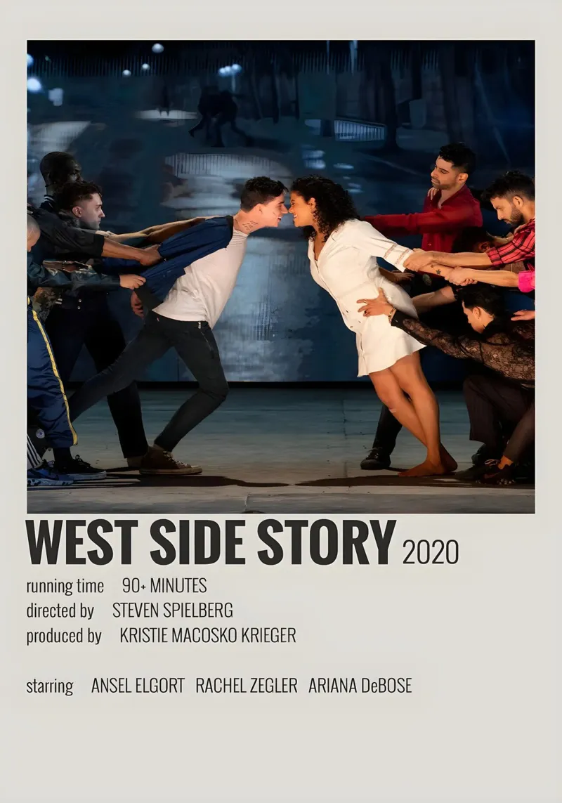 WEST SIDE STORY 2020 pellicola backlit da MVFminimalist