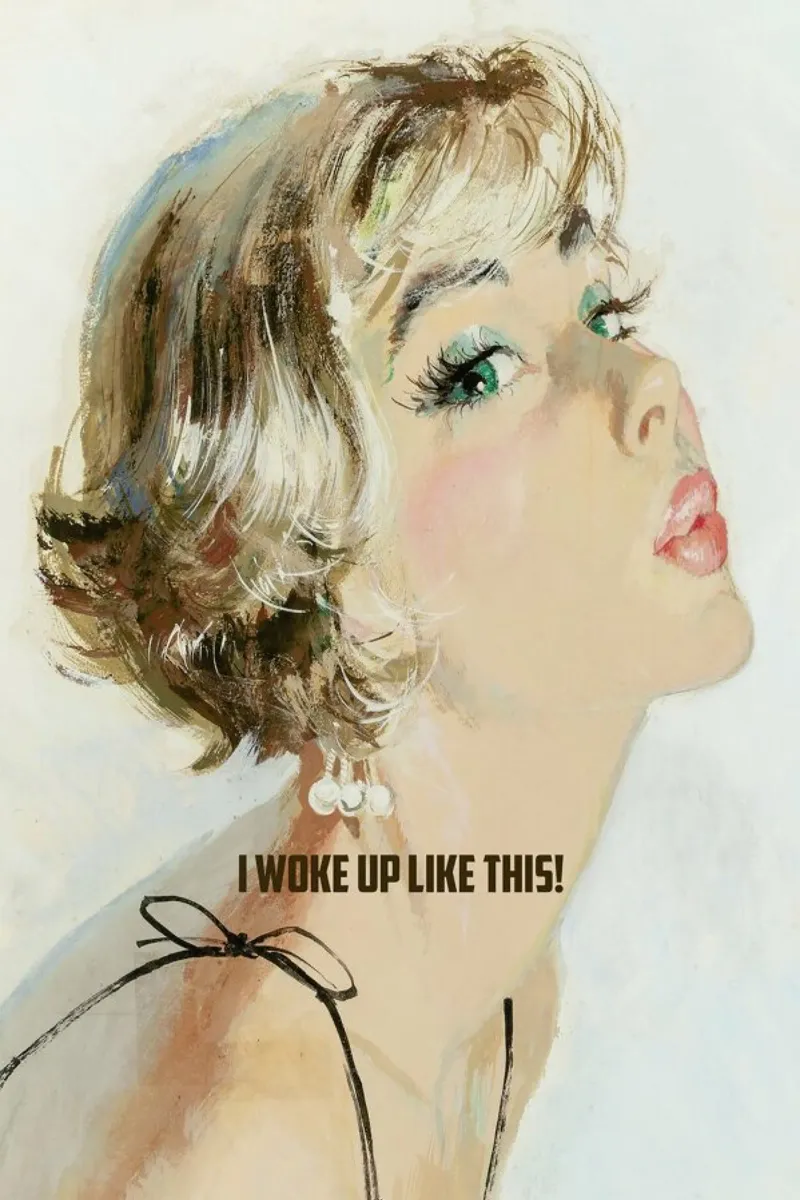 I Woke Up Like This alluminio dibond da Gallery Print and Art Limited