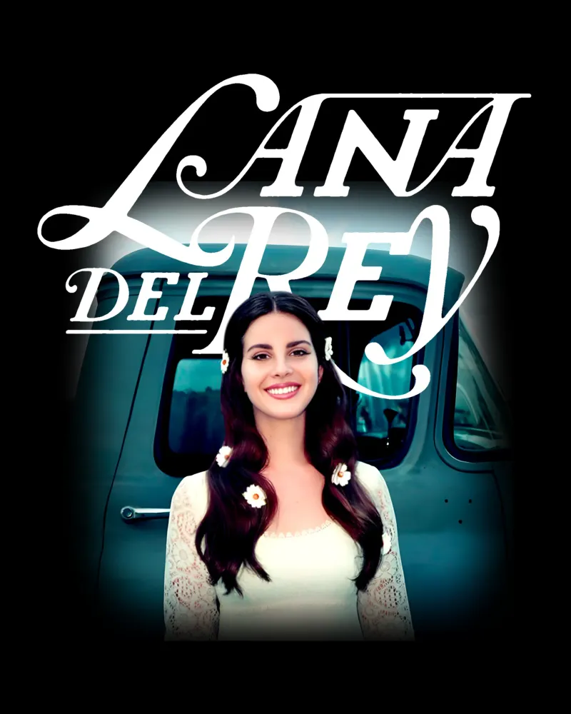 Auto d'epoca - Lana Del Rey pellicola backlit da https://www.juniqe.com/uk/shop/Henndraws