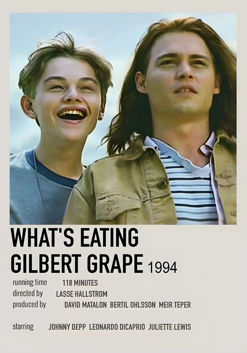 WHAT'S EATING GILBERT GRAPE 1994 carta hahnemühle da MVFminimalist