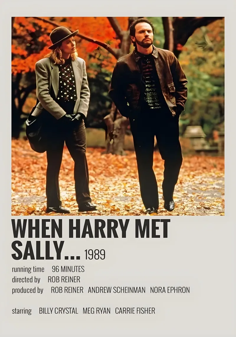 WHEN HARRY MET SALLY 1989 plexiglass da MVFminimalist