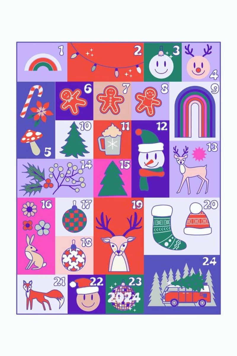 Advent Calendar 2024 pellicola backlit da cafelab