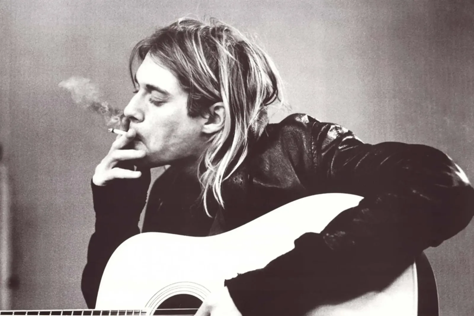 Kurt Cobain Playing Guitar pellicola backlit da Has Fab
