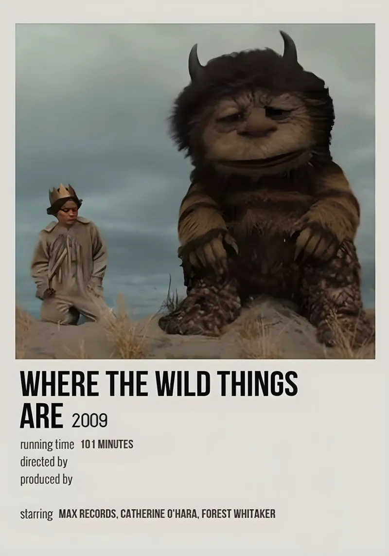 WHERE THE WILD THINGS ARE 2009 carta hahnemühle da MVFminimalist