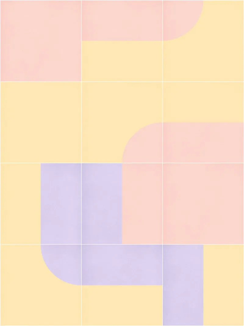 Retro Tiles 16 alluminio dibond da designdn