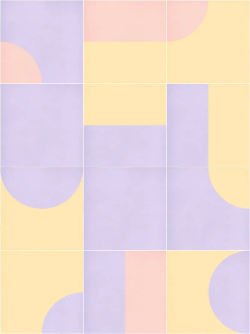 Retro Tiles 17 pellicola backlit da designdn