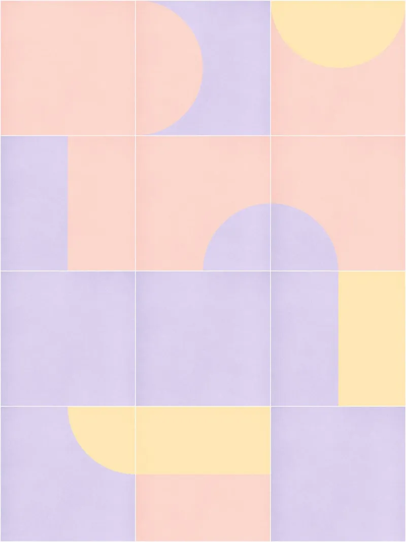 Retro Tiles 18 alluminio dibond da designdn