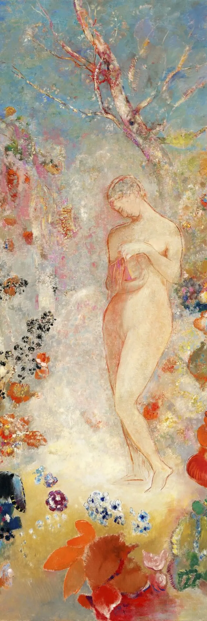 "Pandora (1914)" di Odilon Redon pellicola backlit da Venus Art
