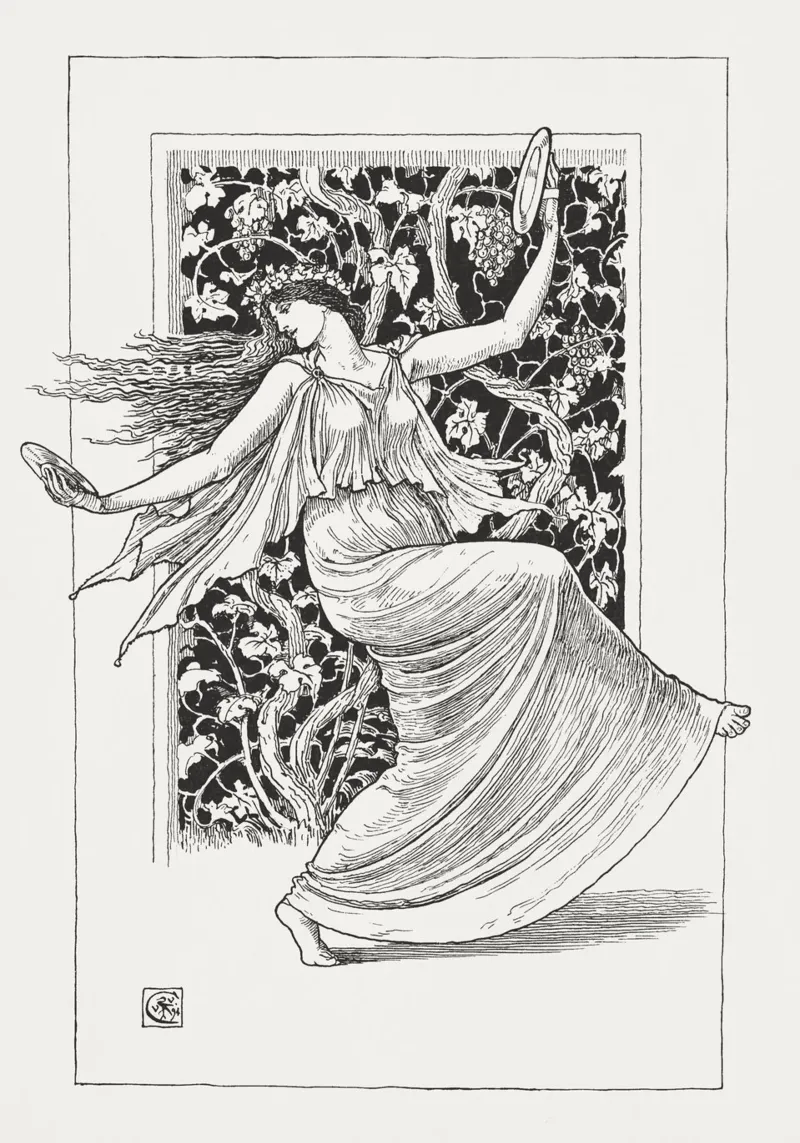"Ninfa danzante (Nymphe Danseuse)" cattura la grazia e la movenza pellicola backlit da Venus Art