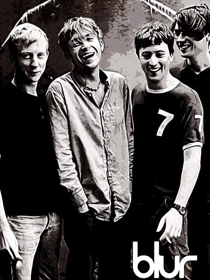 Groupe Blur musique 2 Art hahnemühle de music soul