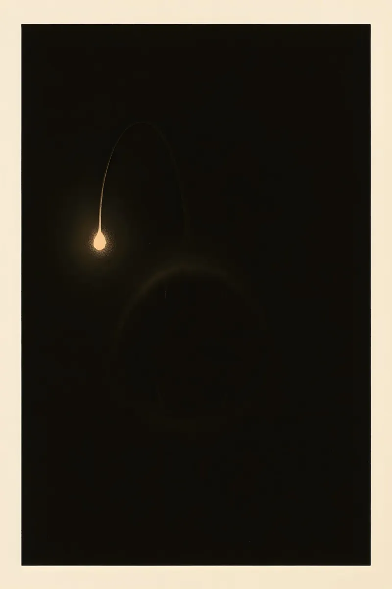 Maw of Night – Predator in Waiting Fine‑Art Poster alluminio dibond da Tide & Texture