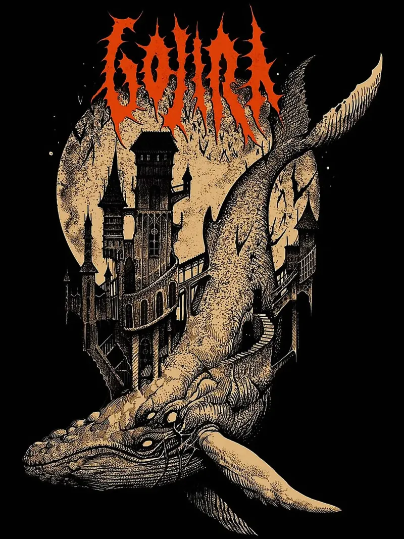 Gojira band pellicola backlit da vanhesling