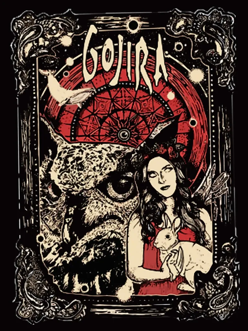 Gojira band pellicola backlit da vanhesling