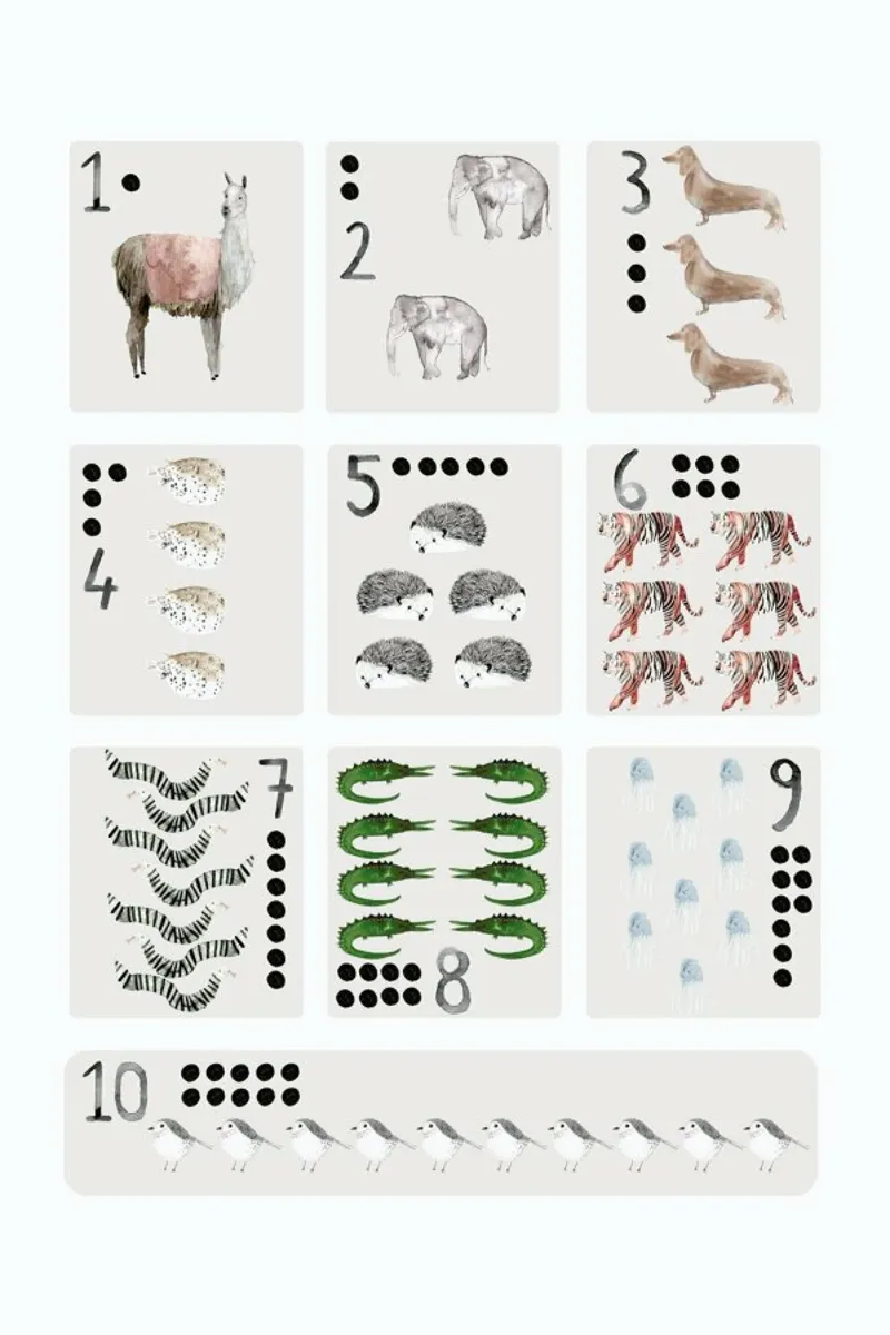 Numbers Print acryl van Isabelle Vandeplassche