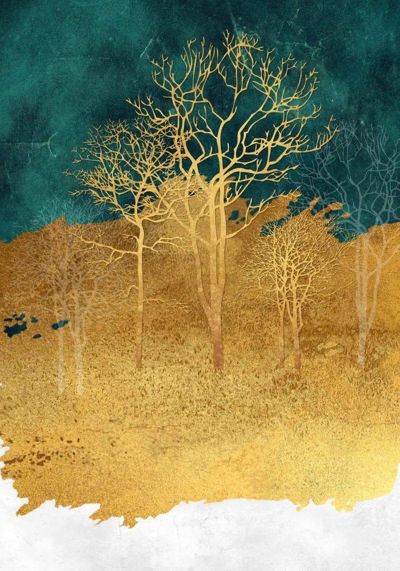abstract art dry trees pellicola backlit da vintageshop