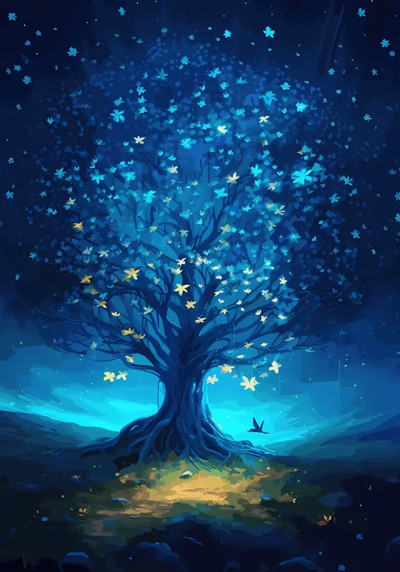 albero foglie farfalle pellicola backlit da Jennifer R Spyhalski