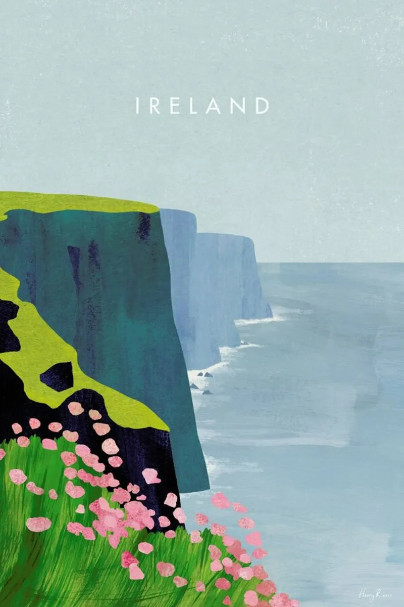 Ireland, Cliffs Of Moher carta hahnemühle da Henry Rivers