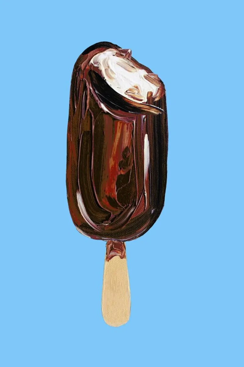 Magnum Ice Cream pellicola backlit da Alice Straker