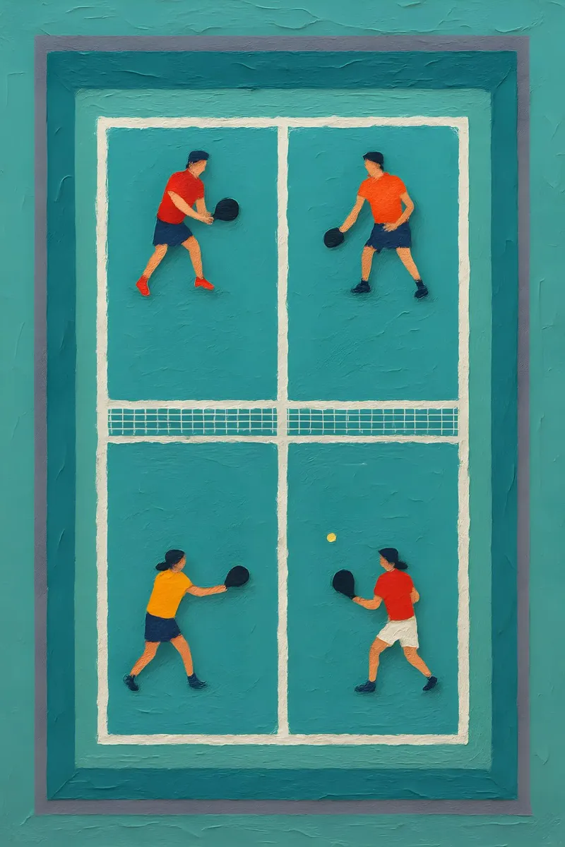 Vibrant Paddle Quartet on Teal Canvas carta hahnemühle da Creative.Mind
